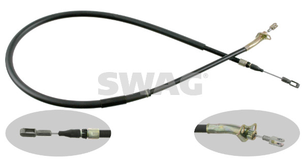 Cavo comando, Freno stazionamento - 10 92 1263 SWAG